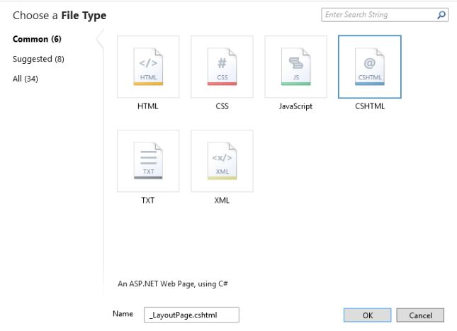 Creating Layout Page